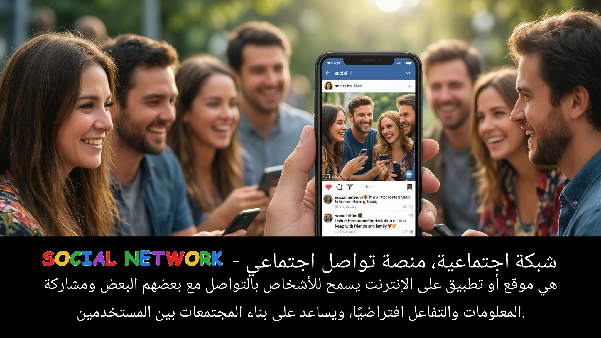 Arabic Illustration for social network